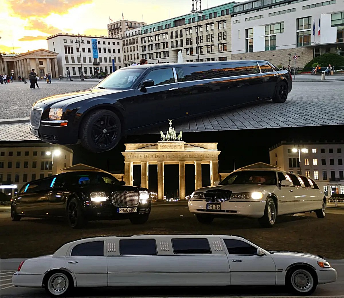 Different types of limousines available for rent in NYC