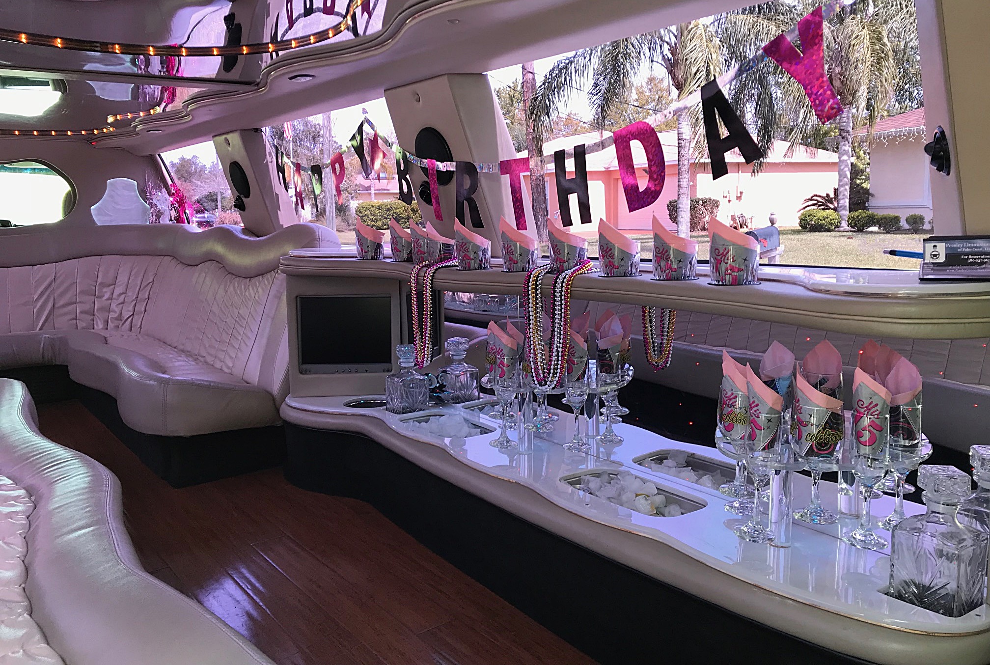 Luxury birthday transportation Nassau County