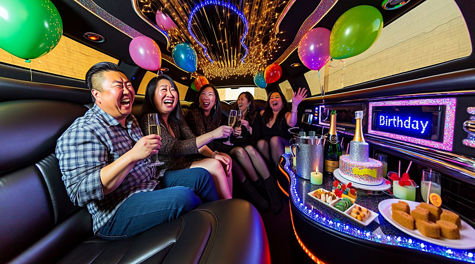 birthday party limo service in queens