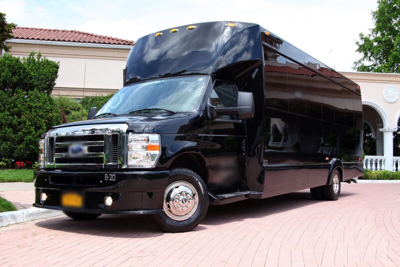 20 Passenger Party Bus Black in new york city