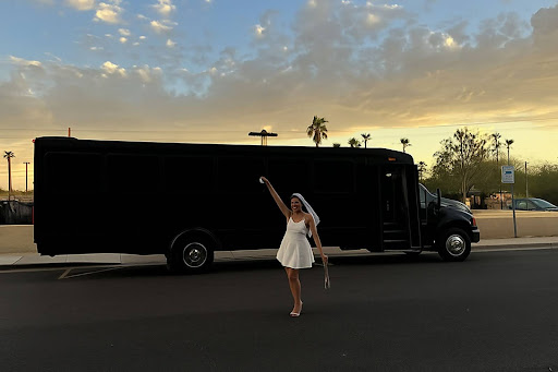 Large party bus in NYC designed to accommodate up to 40 passengers