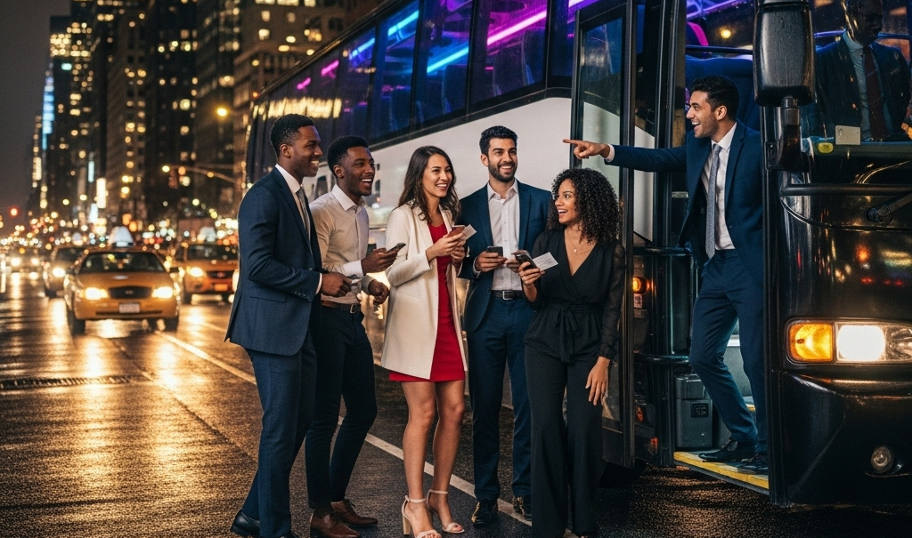 Party Bus in NYC rental service booking