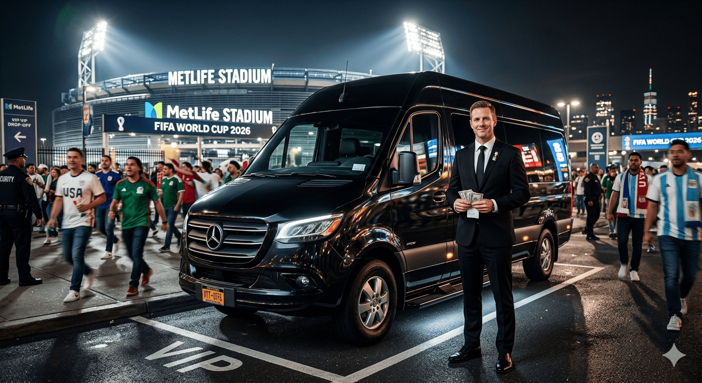 Tip a Sprinter Limo Driver for a World Cup 2026 Match?