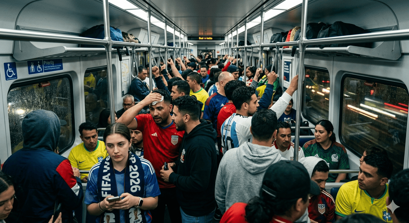 NJ Transit Trains So Crowded After MetLife Matches